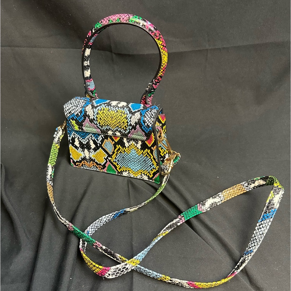 Used Multi Colored small handbag - Picture 2 of 4